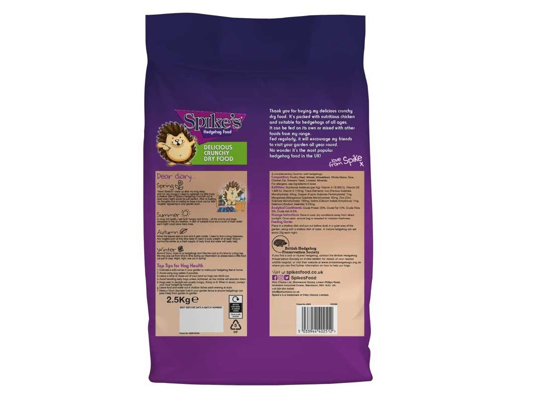 Spikes Dinner DRY Hedgehog Food 2.5KG