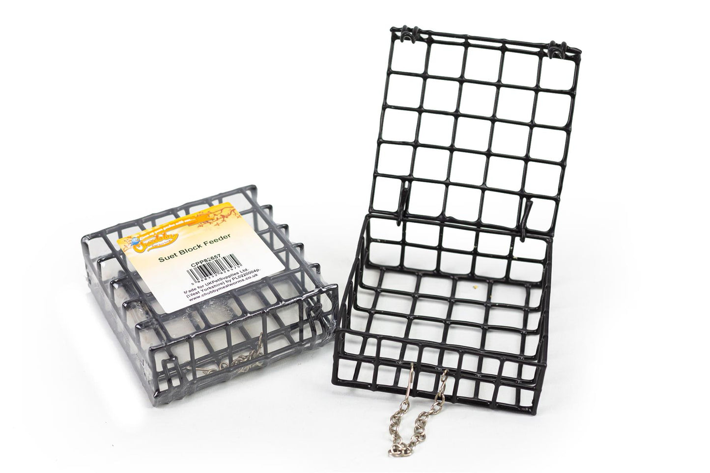 Chubby Metal Suet Block Feeder