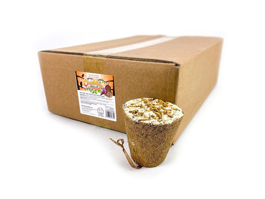 Box of 20 Filled Coconut Coir Bell - Mealworms (BB: 13/05/2023)