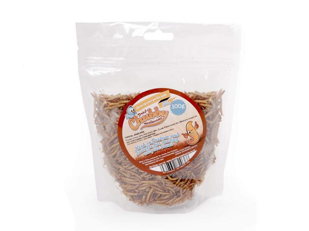 100g High Quality Dried Mealworms