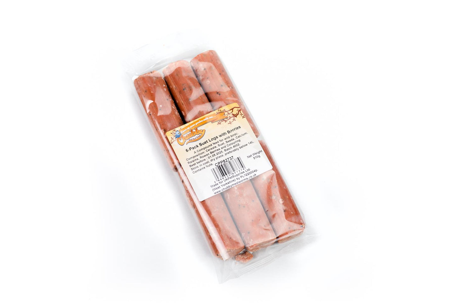 Chubby Berry Suet Logs 6 Pack