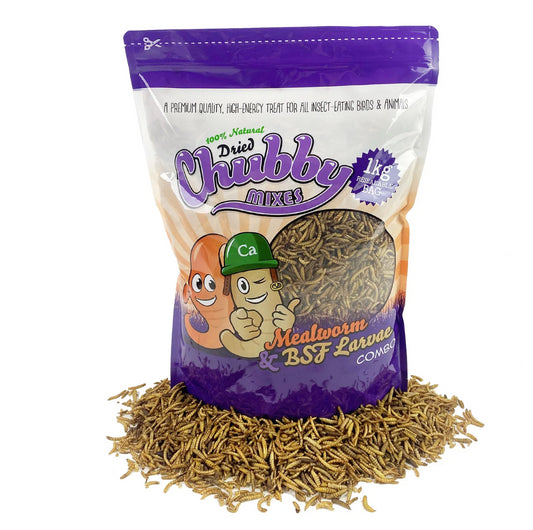 1Kg MIX - Mealworms & Calci Worms